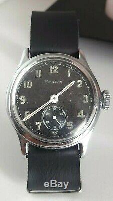 Rare Wristwatch German Army HELVETIA DH WEHRMACHT WW2