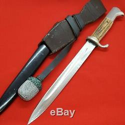 Rare Ww2 German Army Ks98 Parade Bayonet, Scabbard & Frog Alcoso Solingen