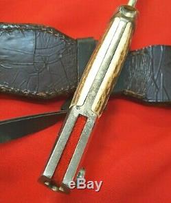 Rare Ww2 German Army Ks98 Parade Bayonet, Scabbard & Frog Alcoso Solingen