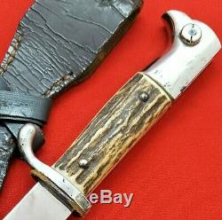 Rare Ww2 German Army Ks98 Parade Bayonet, Scabbard & Frog Alcoso Solingen