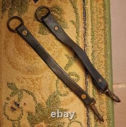 Rare Ww2 Original German Cavalry Army Saddle Bag / Pack Straps Wwii Horse Troops