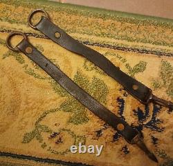Rare Ww2 Original German Cavalry Army Saddle Bag / Pack Straps Wwii Horse Troops