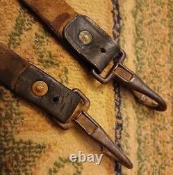 Rare Ww2 Original German Cavalry Army Saddle Bag / Pack Straps Wwii Horse Troops