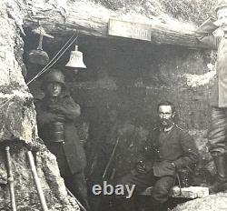 Rare! Wwi German Army Heliograph Blinkstation Near Mineshaft 1918 Photo Postcard