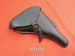 Rare Wwi Imperial German Army Luger P08 Pistol Hard Shell Holster P 08 P. 08 1917