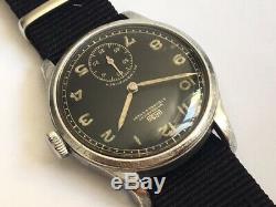 Rare watch 1940s WW2 GERMAN ARMY MILITARY ARSA DH