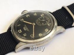 Rare watch 1940s WW2 GERMAN ARMY MILITARY ARSA DH
