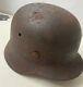 Relic Ww2 German Army Helmet Good Solid Shell Lots Of Paint