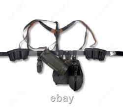 Replica WWII German Army 98 Kettle Mask Jar Belt Leather Equip Set Cosplay Prop