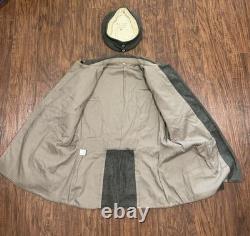 Repro WW1 German Army Field Jacket with m15 hat, Size 42 jacket, size 61 hat