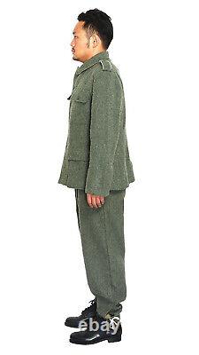 Repro Wwii German Army M43 Em Wool Field Tunic Trousers Suit Size M