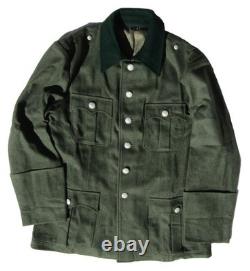 Reproduction German WW2 Army field gray wool M36 Officer tunic size large