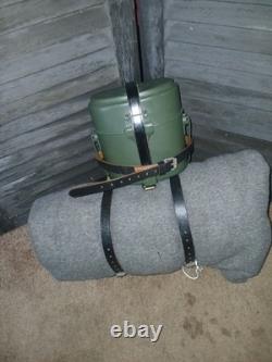 Reproduction WW2 GERMAN ARMY GREEN M31 MESS-TIN, blanket and ruck sack