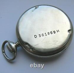 SILVANA DH pocket watch German Army Wehrmacht of period WWII. Military. New strap