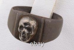 SKULL Ring RIFLE ww1 WWI ww2 WWII Shock TROOPs Assault GUN German ARMY Wehrmacht