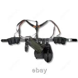 STOCK Replica WWII German Army 98 Leather Equip Kettle Mask Jar Belt Set Prop