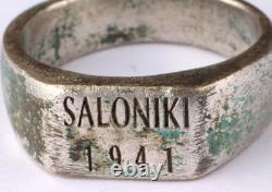 Saloniki 1941 WW2 Greece German ring WWII Greek Germany Army Wehrmacht Gothic
