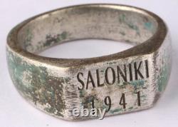 Saloniki 1941 WW2 Greece German ring WWII Greek Germany Army Wehrmacht Gothic
