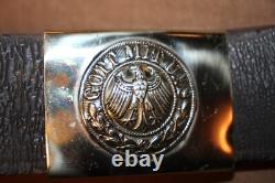 Scarce Original Pre WW2 (1919-1936) German Army Reichswehr Buckle withLeather Belt