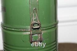 Scarce Original WW2 German Army Soldiers Metal Thermos Flask Container withHandle