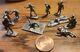 Set Of 10 Silver Wwii German Army Men