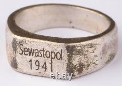 Sewastopol 1941 WW2 German ring WWII Germany Army Wehrmacht Gothic force Horror