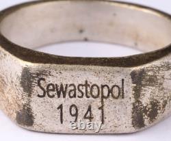 Sewastopol 1941 WW2 German ring WWII Germany Army Wehrmacht Gothic force Horror