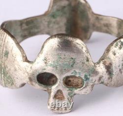 Skull WW2 German ring WWII Germany Army Wehrmacht Mines Gothic force Horror Army