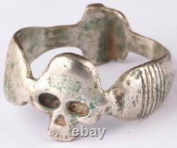 Skull WW2 German ring WWII Germany Army Wehrmacht Mines Gothic force Horror Army