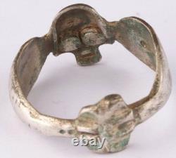 Skull WW2 German ring WWII Germany Army Wehrmacht Mines Gothic force Horror Army