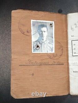 Soldbuch. Original WW2 German soldiers ID papers