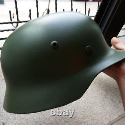 Soldier Green WW2 WWII German Elite Wh Army M35 M1935 Steel Helmet Stahlhelm