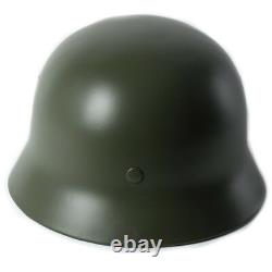 Soldier Green WW2 WWII German Elite Wh Army M35 M1935 Steel Helmet Stahlhelm