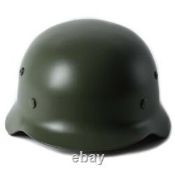 Soldier Green WW2 WWII German Elite Wh Army M35 M1935 Steel Helmet Stahlhelm