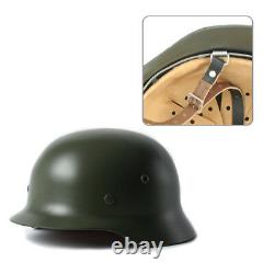 Soldier Green WW2 WWII German Elite Wh Army M35 M1935 Steel Helmet Stahlhelm