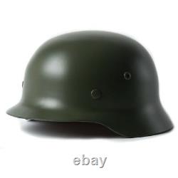 Soldier Green WW2 WWII German Elite Wh Army M35 M1935 Steel Helmet Stahlhelm