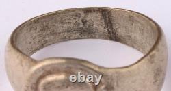 Soldiers set WW2 German ring WWII Steel hat Sword 1942 Engraving Germany Army