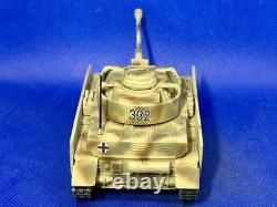 Solido Verem Metal WWII Tank German Army Camouflage Panzer IV Char 1/50