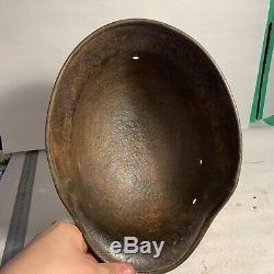 Stunning Squashed! German Army WW2 Relic M40 Helmet Recovered in Normandy