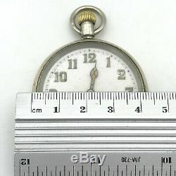 Swiss Military Pocket Watch Vintage OPTIMA 1930s Mechanical RARE German Army WW2