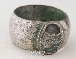 TANKMANs Ring TANK Wehrmacht PANZER Soldiers AMULET Jewelry GERMAN WWII ww2 ARMY