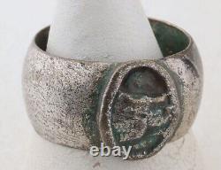 TANKMANs Ring TANK Wehrmacht PANZER Soldiers AMULET Jewelry GERMAN WWII ww2 ARMY