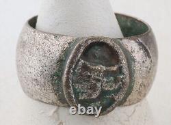 TANKMANs Ring TANK Wehrmacht PANZER Soldiers AMULET Jewelry GERMAN WWII ww2 ARMY