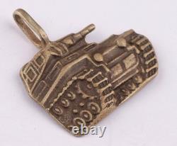 Tank 835 silver WW2 German badge WWII Armored force Pendant Panzer Germany Army