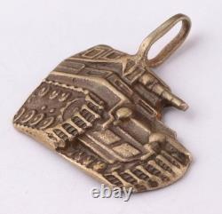 Tank 835 silver WW2 German badge WWII Armored force Pendant Panzer Germany Army