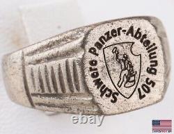 Tank WWII Ring Heavy Panzer Division 507 GERMAN ww2 WEHRMACHT Armored Force ARMY