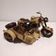 Tin Toy Interior Wwii German Army Sidecar Bike