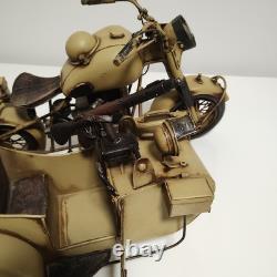 Tin Toy Interior WWII German Army Sidecar Bike