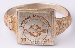 Torpedo mechanic WW2 German ring WWII Germany Army Wehrmacht Skull force Horror
