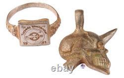 Torpedo mechanic WW2 German ring WWII Germany Army Wehrmacht Skull force Horror